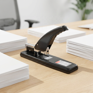 100 Sheet Thickening <strong>Stapler</strong> Large Multi-function Bookstitch Binding Machine <strong>Heavy</strong> <strong>Duty</strong> Staples - Product Image 3