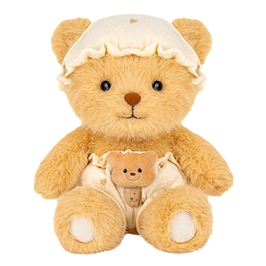 Peluche <span class=keywords><strong>Panda</strong></span> con Cappello a Quadretti <span class=keywords><strong>Blu</strong></span> e Gilet, Simpatico <span class=keywords><strong>Panda</strong></span> in Pigiama, Morbido Pupazzo Coccoloso, Regalo per Bambini e Adulti - Product Image 5