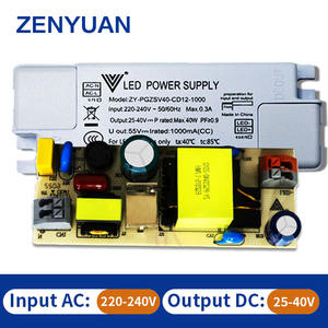 OEMカスタマイズLEDライト電源サプライヤー25-42W AC 220-240V高PFC0.95 THD <12%LEDドライバー工場 - Product Image 4