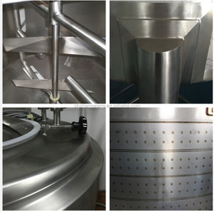 ผู้ผลิตถังผสมและเก็บของสแตนเลสแบบมีแจ็คเก็ตควบคุมอุณหภูมิที่ปรับแต่งได้ - Product Image 3