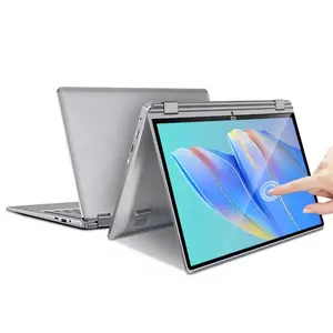 2023 melhor china atacado yoga laptop com touch screen 360 graus rotação ram12gb ssd 128gb negócios escola notebook computador