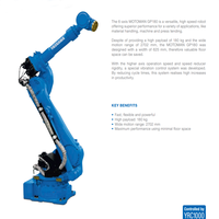 Solusi Robot otomatis untuk pembelah tas & depalletisasi 6 Axis GP180 penanganan Robot muatan 180kg dengan visi 3D