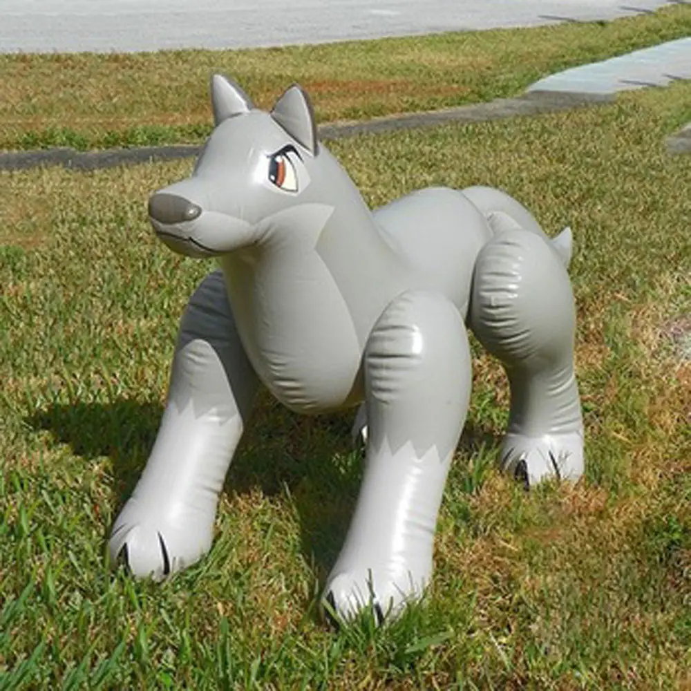 Balto inflável wolfdog, animais de brinquedo