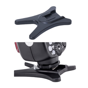 Support universel pour flash avec base en H pour appareil photo reflex numérique Nikon Canon - Product Image 1