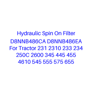 Filtre hydraulique à visser D8NNB486CA D8NNB486EA pour tracteur 231 2310 <span class=keywords><strong>233</strong></span> 234 250C 2600 345 445 <span class=keywords><strong>455</strong></span> 4610 545 555 575 655 - Product Image 1
