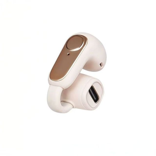 Ear-Clip Non-Intrusive Long-Wear Comfortable True Wireless Stereo Earbuds 5-10 Hours Life for 5.4 ENC IPX6 Waterproof LED