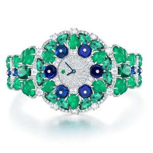 Volledig beïnvloed door ijs-effect kubieke zirkonia automatisch horloge op maat gemaakt van roestvrij staal met mechanische studded polsband - Product Image 1