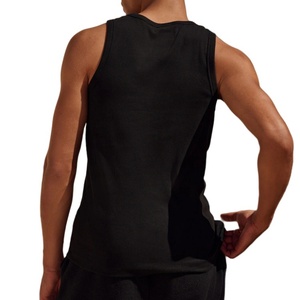 Wholesale Custom Design <b>Men's</b> Casual Gym Athletic Tank Tops 100% Cotton Knitted Eco-friendly Quick Dry Breathable <b>Singlets</b> - Product Image 2