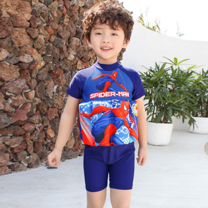 Children <strong>SpiderMans</strong> buoyancy swimsuits Toddler Baby Girls Boys Floating one-piece <strong>Swimwear</strong> Kids Swimsuit - Product Image 5