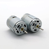 Haute vitesse petit 385 brosse moteur à courant continu 24v 12v moteur électrique Micro moteur Mini moteur pour sèche-cheveux