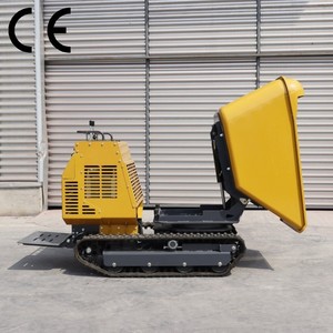 Dumper sur chenilles avec élévateur hydraulique Mini Dumper 800kg Crawler China Mini Dumper Truck - Product Image 4