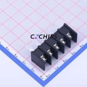 KF25H-7.62-5P Barrier Terminal Block Through hole Component (THT),P=7.62mm Connector Two Sides 7.62mm 1x5P Straight Pin - Product Image 1