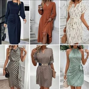 Robes pour femmes à la mode et sexy, imprimés rétro et tendance, prix de gros mixtes – Vente chaude de notre usine de vêtements - Product Image 4