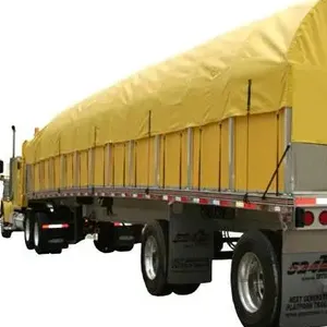 Chống UV Tarp nhà sản xuất giá không thấm nước tarps PVC tráng vải bạt trong cuộn cho xe tải Bìa