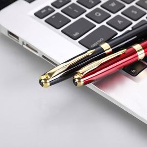 Black Silver Red Parker Metal Luxury Logo Metal Office & School <b>Gift</b> Ballpoint <b>Pen</b> - Product Image 3