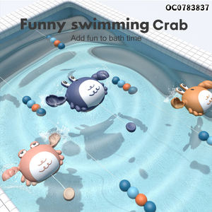 Juguete de Cangrejo de Plástico Barato al por Mayor para Bebés, Juguetes de Arrastre con Línea, Juegos Acuáticos en China para Niños, Juguetes para Bañera y <span class=keywords><strong>Piscina</strong></span> - Product Image 3