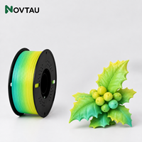 Filament en plastique PETG arc-en-ciel Novtau pour modèles de studio de conception et études de conception avec filament d'imprimante 3D