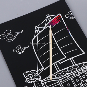 Tùy chỉnh trẻ em DIY <span class=keywords><strong>Scratch</strong></span> <span class=keywords><strong>Art</strong></span> Paper Set-Cầu Vồng ma thuật <span class=keywords><strong>Scratch</strong></span> giấy với bút stylus bằng gỗ - Product Image 4