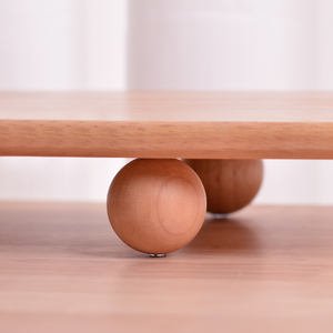 Tùy Chỉnh Rắn Gỗ Màn Hình Đứng <span class=keywords><strong>Riser</strong></span> Với Bóng Chân, Máy Tính Để Bàn Màn Hình Máy Tính Thang Máy Kệ Tổ Chức Cho Văn Phòng Nhà - Product Image 4