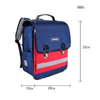 Mochilas Escolares Personalizadas Ligeras y Elegantes con Cierre Geométrico, Impermeables, de Algodón, Estilo Inglés, Gran Capacidad, para Estudiantes y Niños de Primaria