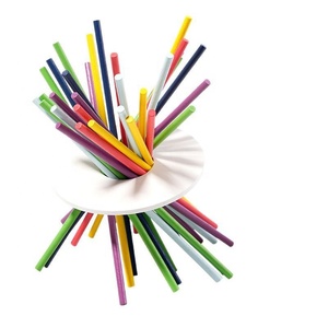 Barra di equilibrio colorata creativa in legno da disegno in legno con bastone gioco da tavolo gioco di interazione per il cervello giocattolo per la scuola materna - Product Image 3