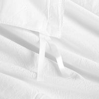 Ensemble de housse de couette Cloudland coton hôtel blanc couette 140x200 240x260 220x240 pour lit king size