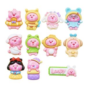 전화 케이스 헤어 클립에 대한 핑크 수지 매력 비버 Nutria DIY 장식 - Product Image 5