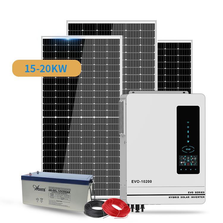 Комплект панелей солнечной энергии для дома, 5 кВт, 10 кВт, 20 кВт, высокое качество