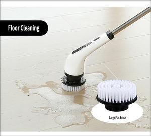 Nettoyeur électrique sans fil avec manche extensible réglable, brosse remplaçable pour le nettoyage des fenêtres et de la cuisine, en plastique ABS - Product Image 4