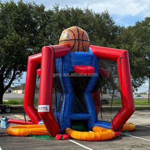 Gioco Arcade di <span class=keywords><strong>Basket</strong></span> Gonfiabile GMY Nero e Arancione, Attrezzatura da Parco <span class=keywords><strong>Giochi</strong></span>, <span class=keywords><strong>Giochi</strong></span> Interattivi all'Aperto per Adulti - Product Image 3