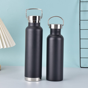 silverjet Stainless Steel Water <b>Bottle</b> 1L Vacuum Insulated With Handle Lid For Outdoor Office Camping Use - Product Image 5
