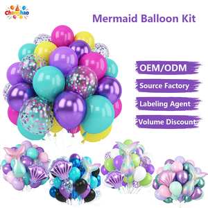 Vente d'usine : Décorations sur le thème de <span class=keywords><strong>la</strong></span> mer, ensemble de ballons queue de sirène violette, ballons en aluminium coquillage pour fête d'<span class=keywords><strong>anniversaire</strong></span> de filles - Product Image 1