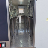 Camion de cuisine mobile professionnel certifié DOT, entièrement équipé pour la vente de nourriture de rue, café, glaces, en-cas, remorque alimentaire