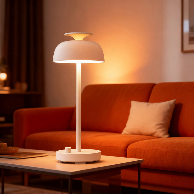 7-Color Changing Night Light with White Noise Maker - Cordless Plastic Sleep Therapy Lamp