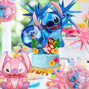 10 Uds. Globos <span class=keywords><strong>de</strong></span> papel <span class=keywords><strong>de</strong></span> aluminio <span class=keywords><strong>de</strong></span> dibujos animados <span class=keywords><strong>Stich</strong></span> Lilo niños personaje helio gota <span class=keywords><strong>de</strong></span> agua globos <span class=keywords><strong>de</strong></span> estrellas <span class=keywords><strong>para</strong></span> decoración <span class=keywords><strong>de</strong></span> fiesta <span class=keywords><strong>de</strong></span> feliz <span class=keywords><strong>cumpleaños</strong></span> - Product Image 6