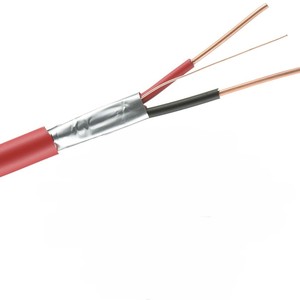 Fabricante 300/500V 4C PH30 Cable de alarma contra incendios 2, 5 mm2 Conductor de cobre sólido blindado rojo - Product Image 2