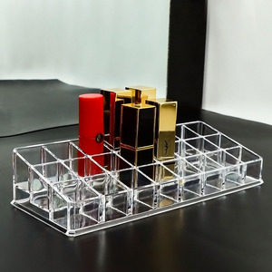 Trong Suốt 24-Thanh Son Môi Hiển Thị Hộp <span class=keywords><strong>Acrylic</strong></span> Máy Tính Để Bàn Mẫu Lưu Trữ Và Mỹ Phẩm Hộp Đồ Trang Sức - Product Image 5