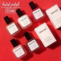 SAGALAGA Vernis à ongles Halal à séchage rapide, respirant, longue tenue, haute brillance, compatible Wudu, perméable à l'eau, végétalien, 11,5 ml