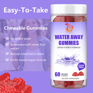 Complément de santé pour stimuler le débit d'eau corporelle : Gummies Water Away avec extrait de baie de genévrier et vitamine B6 - Product Image 4
