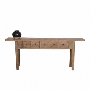 Fabricación de fábrica, mesa de pino de madera duradera para uso doméstico, mesa de madera de altura fija - Product Image 1