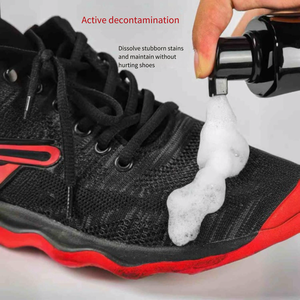 Kit de nettoyage pour baskets et chaussures, ensemble d'entretien des chaussures, mousse nettoyante, polisseur <span class=keywords><strong>blanc</strong></span> pour chaussures - Product Image 4