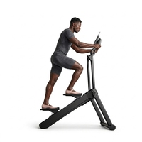 Escaladora Plegable Magnética de Acero para Uso Doméstico, Máquina de Ejercicio Tipo Escalera, Fácil de Guardar, para Fitness y Musculación en Interiores
