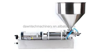 Machine de remplissage de gel en flacons Hopper PLC pour lait, jus, crème, miel, beurre, beurre de cacahuète, ketchup, pâte