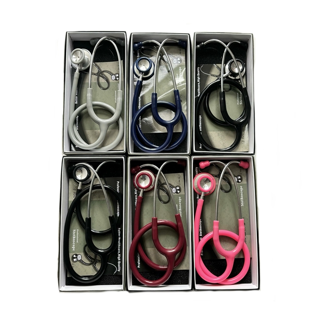 Multiple Colors Customize Stethoscope Factory Cardiology Stethoscope Estetoscopio Accept logo Customization Wholesales