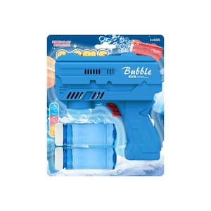 Hot Bán Chất Lượng Cao Unisex Bán Buôn Nhà Máy Kid Của Mùa Hè Đồ Chơi Điện 10 Lỗ Không Gian Súng Bong Bóng Với Ánh Sáng Mềm Mại - Product Image 2