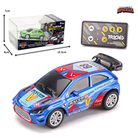 MONSTER WHEELS Voiture télécommandée miniature en métal 2,4 GHz 1:64, modèle de voiture de drift RC expert, cadeau pour adultes, enfants et garçons