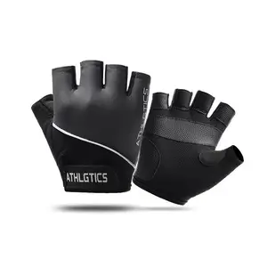 Unisex đi xe đạp nửa ngón tay Trọng lượng nâng găng tay đào tạo găng tay Workout thể thao phòng tập thể dục găng tay