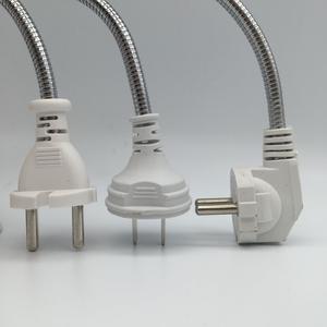 Portalámparas con tapa de rosca <span class=keywords><strong>E27</strong></span>, manguera de acero inoxidable, <span class=keywords><strong>enchufe</strong></span> de cable de la UE con alambre, precio de fábrica chino, soporte de luz Blub al por mayor - Product Image 5