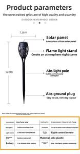 Luces <span class=keywords><strong>Solares</strong></span> <span class=keywords><strong>LED</strong></span> Impermeables <span class=keywords><strong>para</strong></span> Senderos de Alto Brillo Blanco Cálido <span class=keywords><strong>para</strong></span> Jardín Patio y Pasarelas - Product Image 3