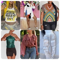 Vêtements en gros de marque, grande réduction, vêtements d'occasion pour femmes, liquidation de stock, vente de liquidation, robes pour femmes, vêtements en vrac assortis